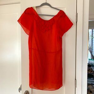 3.1 Phillip Lim, Coral Mini Dress, Size 4
